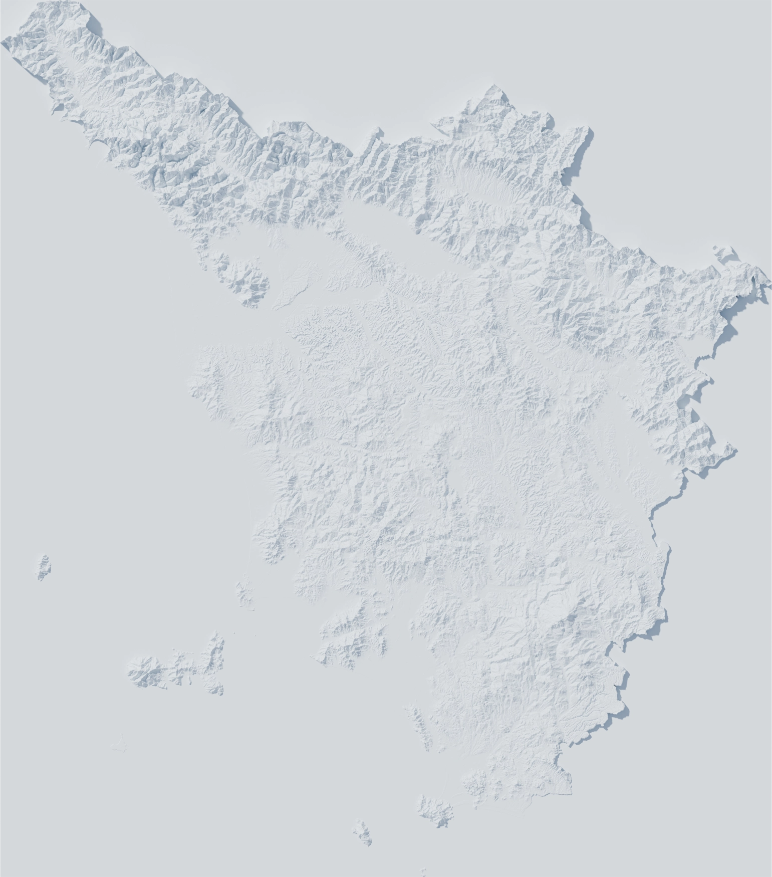 cooperativa ARA - cartografie - sfondo bianco