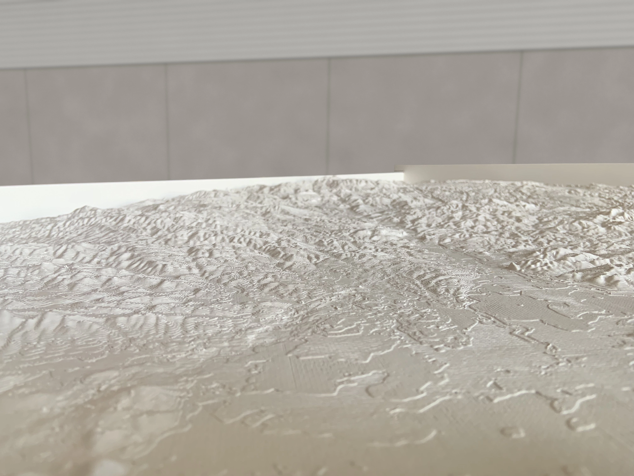 cartografie - plastico 3D dettaglio